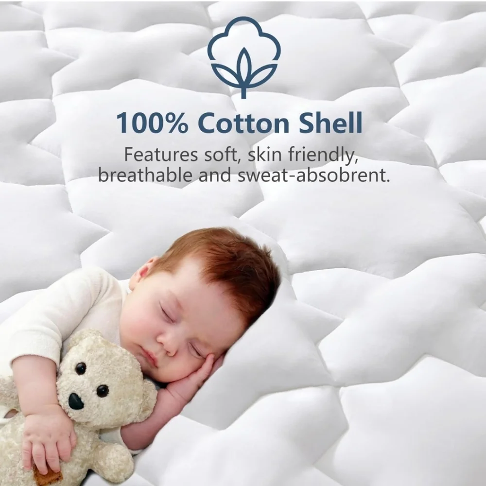 Premium White Quilted Mattress Protector